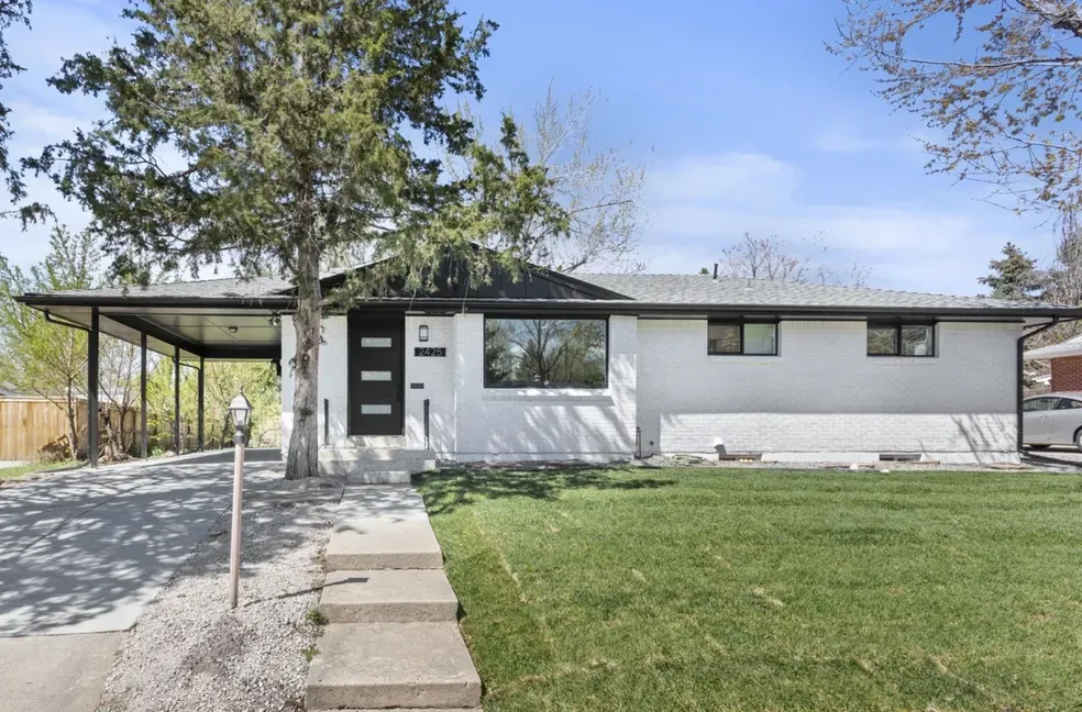 Contemporary suburban house exterior