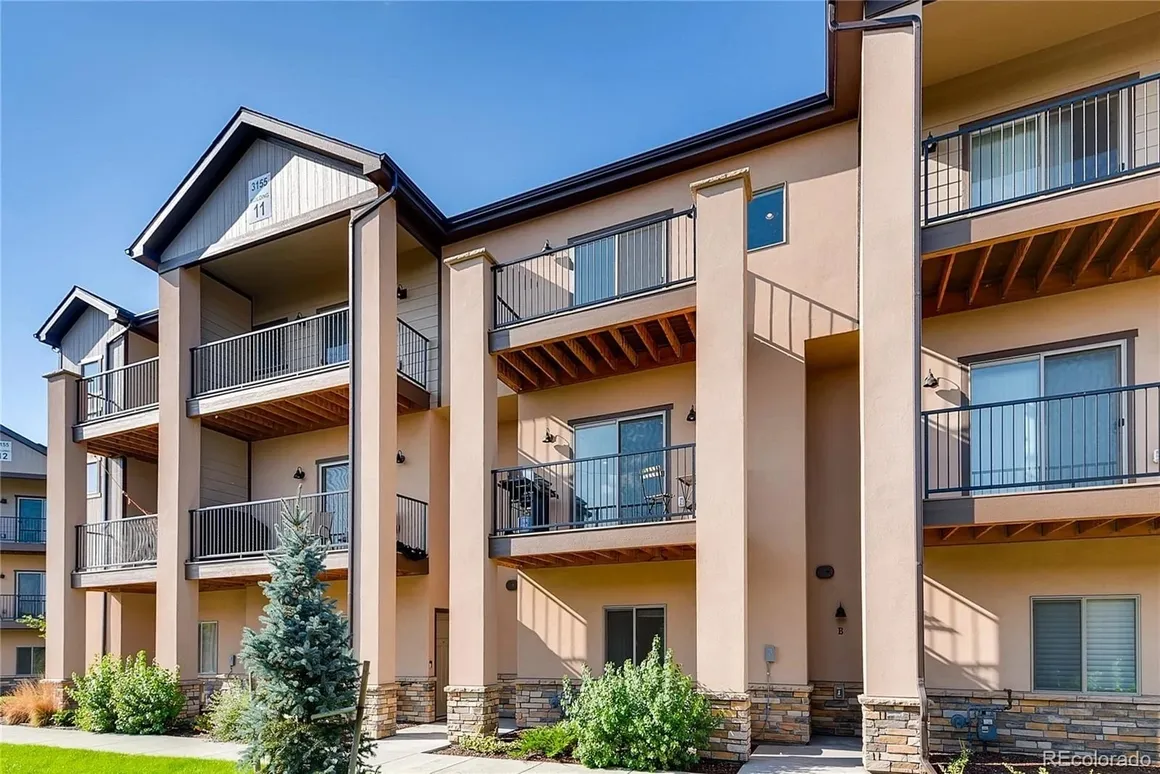 Multi-story residential complex exterior